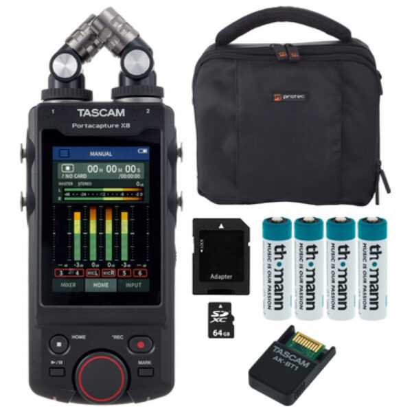 Tascam Portacapture X8 Mobile Bundle